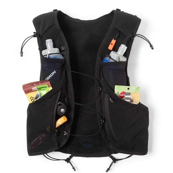 Salomon Black Trail Running Hydration Vest - Picture 3 of 3